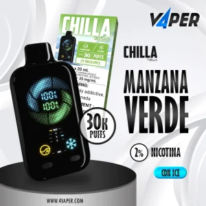 Chilla 30k - Icy Green apple - 4vaper