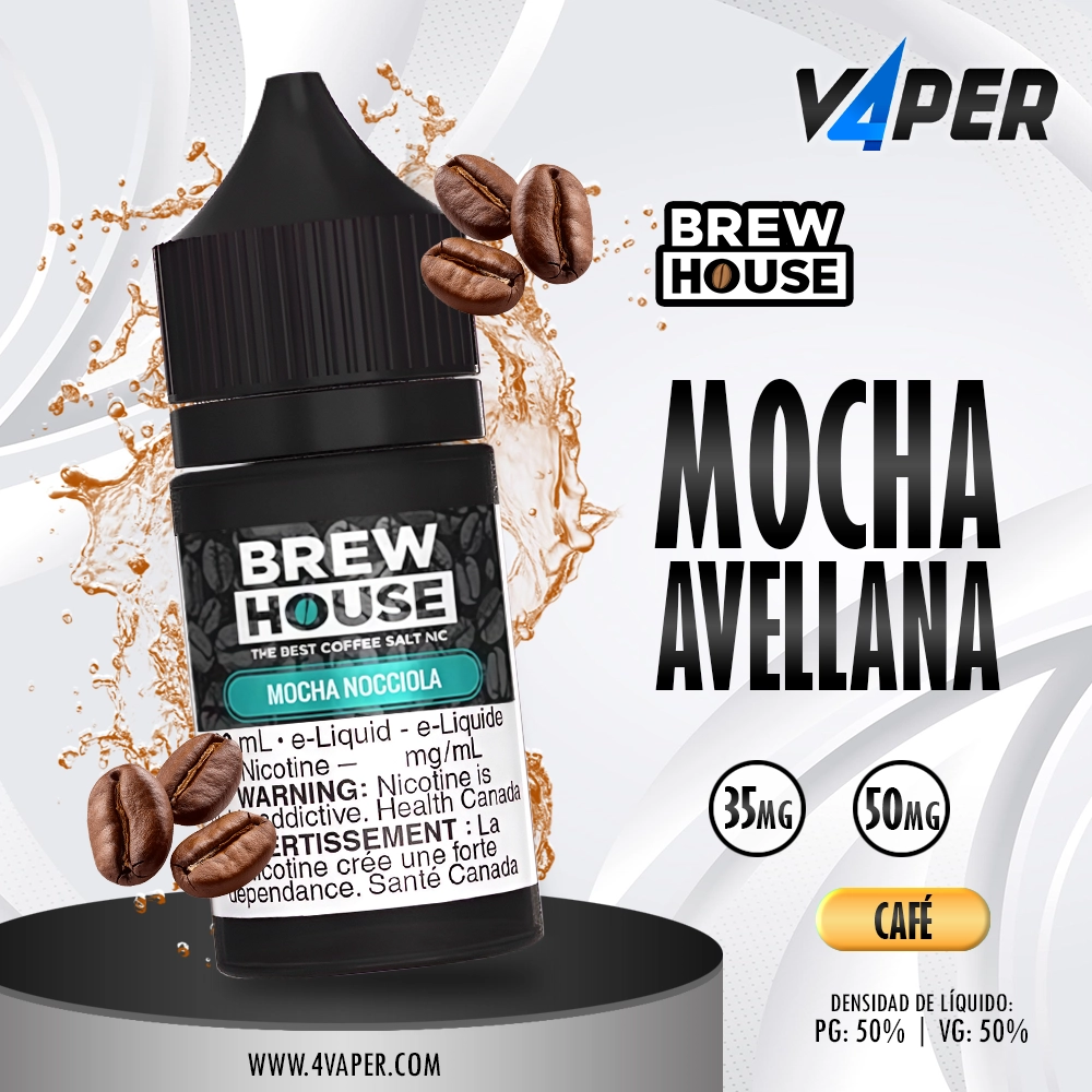 Brew House Salt Mocha Nocciola 30ml - 4vaper.com