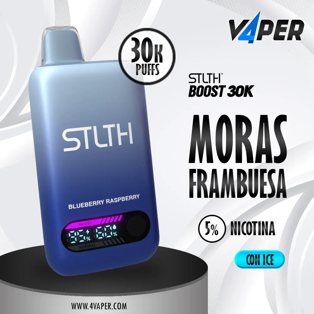 Stlth Boost 30k - blueberry raspberry - 4vaper