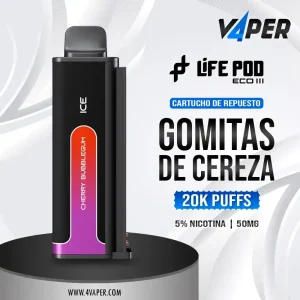 Life pod eco 3 Cherry Bubblegum - 4vaper