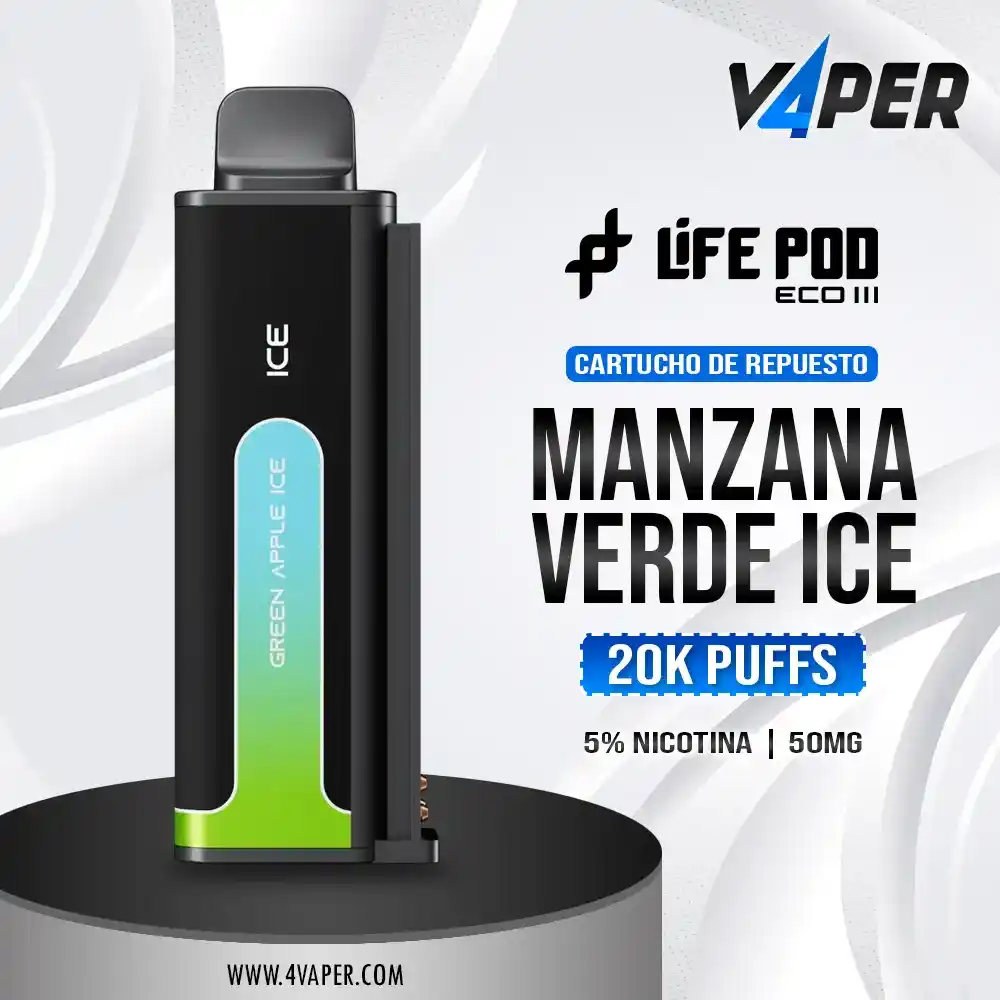 Life pod eco 3 Green Apple - 4vaper