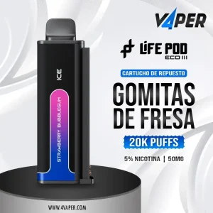 Life pod eco 3 strawberry bubblegum - 4vaper
