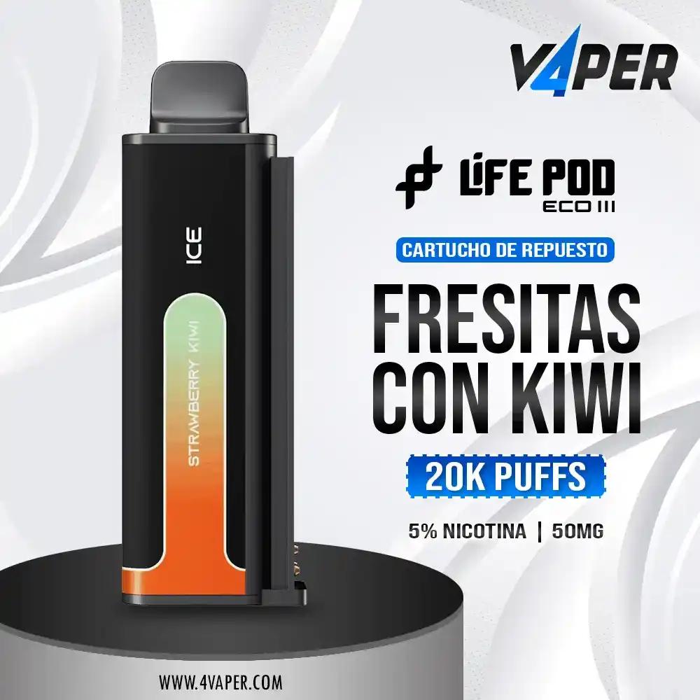 Life pod eco 3 strawberry kiwi - 4vaper
