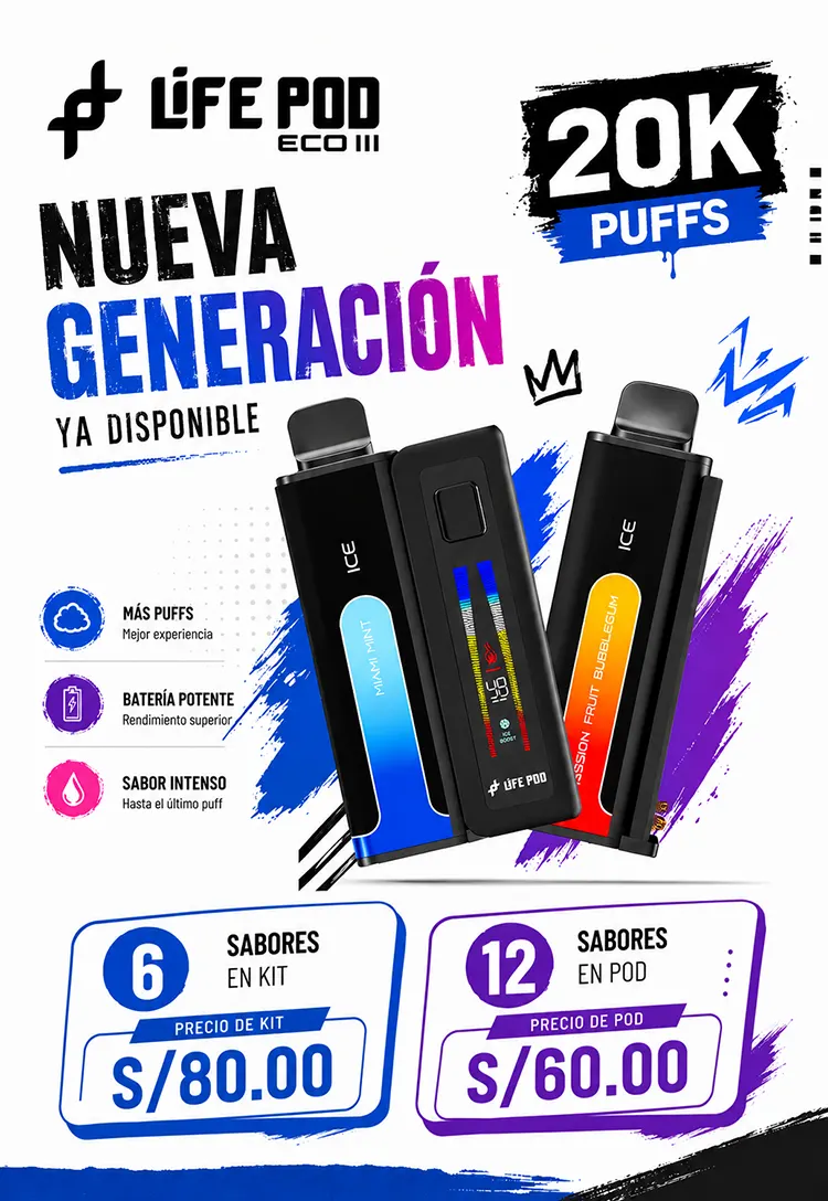 Life pod eco III 20K - 4vaper