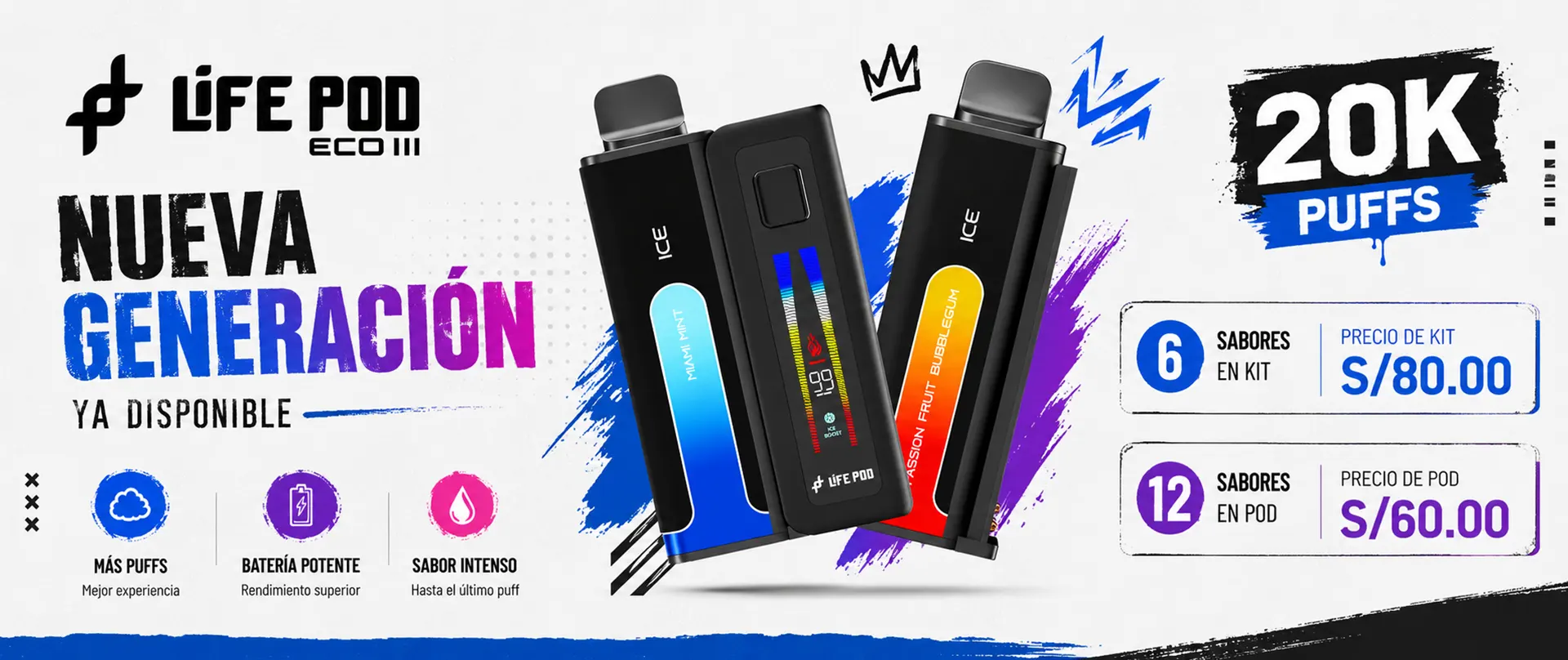 Life pod eco III 20K - 4vaper