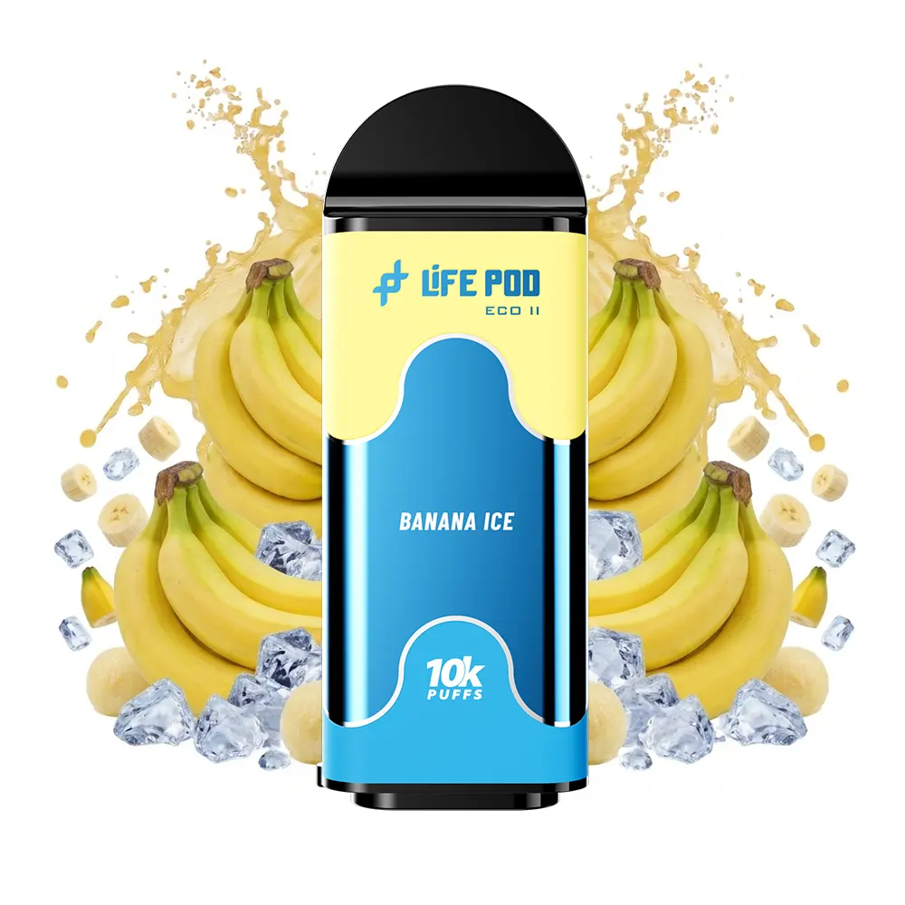 Life Pod Eco II Cartucho Banana ice 5% (10000 Puffs) - 4vaper.com