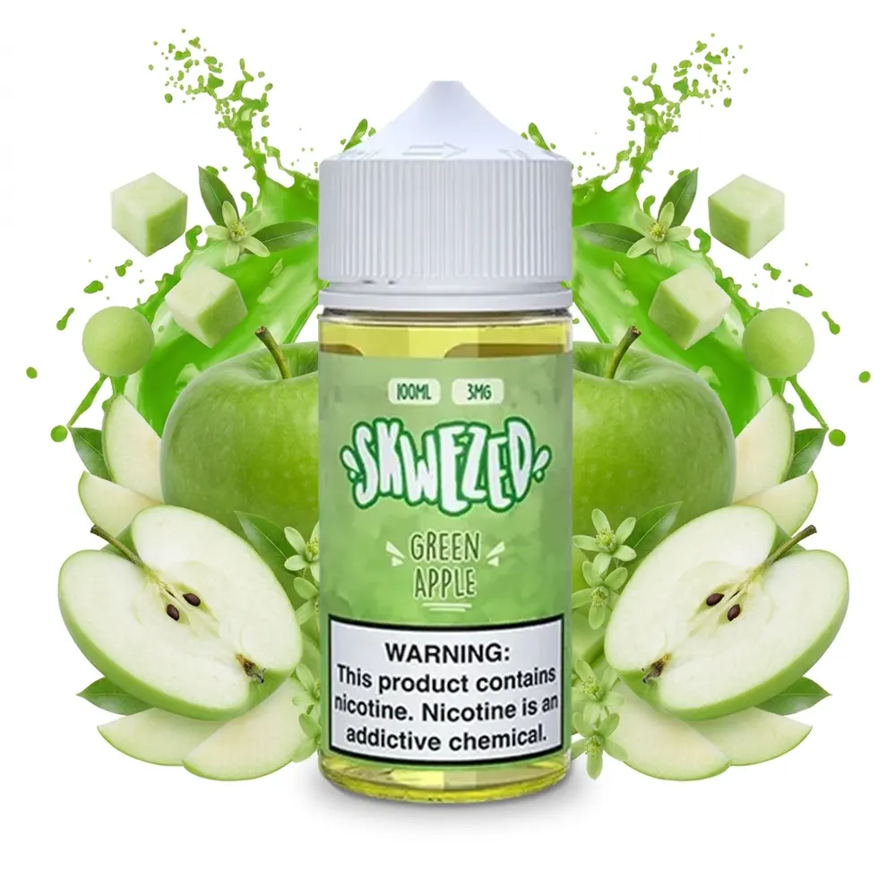 Skwezed Green Apple 100ml - 4vaper.com