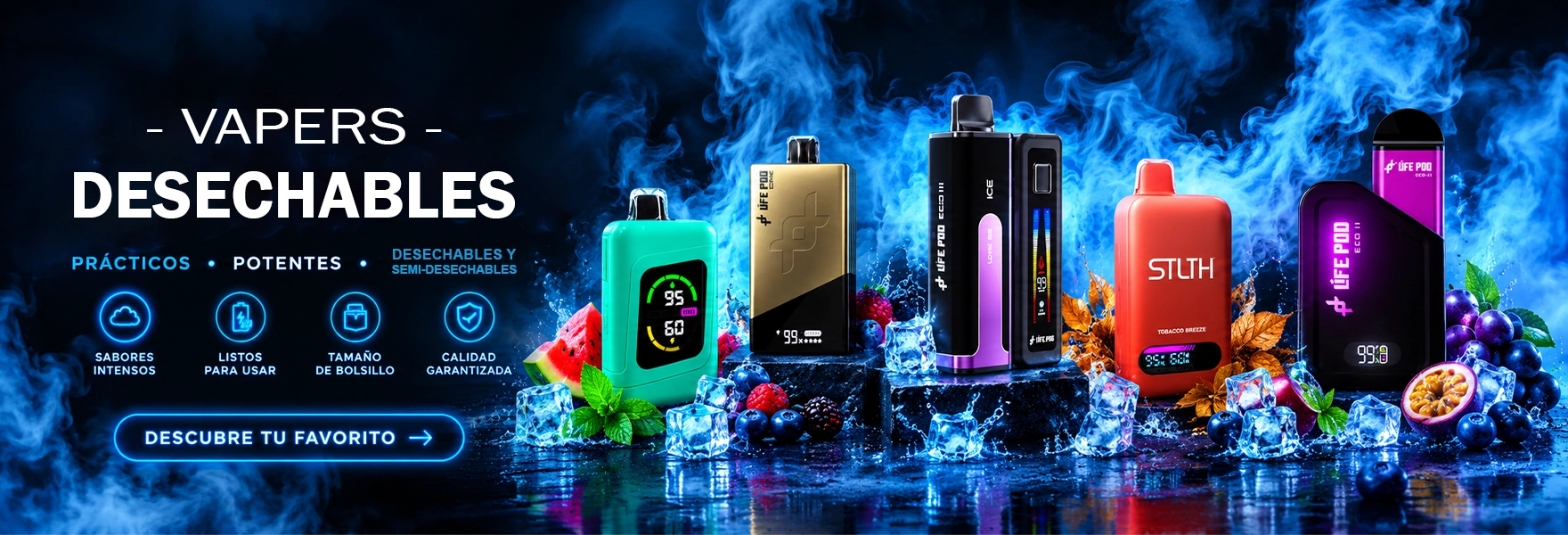 4Vaper.com - Vapers desechables y semi-desechables